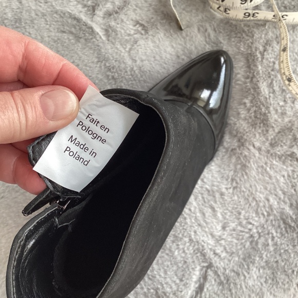 NWOT black leather short boot size 36 - Picture 7 of 10